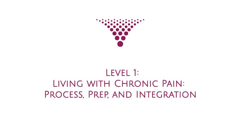 LEVEL 1: Living with Chronic Pain: Process, Prep, and Integration